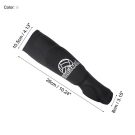 PATIKIL Volleyball Arm Sleeve, 4 Pcs Passing Forearm Sleeves with Protection Pads Thumbhole Arm Guards for Youth Men Women, 2 Multicolor