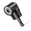 105° Angle Wrench, Cordless Screwdriver Angle Attachment with 1/4 Inch