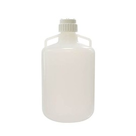 Labvida 20L Round Carboys with Handles,Molded Graduations, Interval at 1 Gal,PP Cap with TPE Gasket,LVAA002