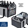 LUILANC Bottle Wine Carrier Collapsible 12 Bottle Storage Box Reusable