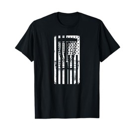 Patriotic Disc Golf American Flag Distressed T-Shirt