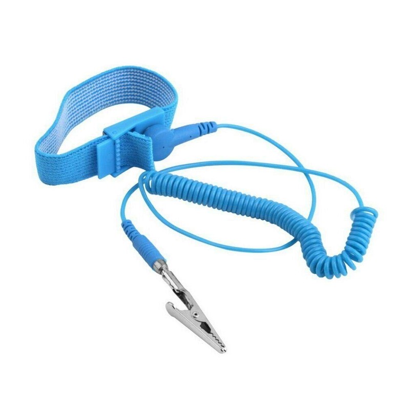Hailege Set of 5 Anti-Static Wrist Strap ESD, Clip Discharge
