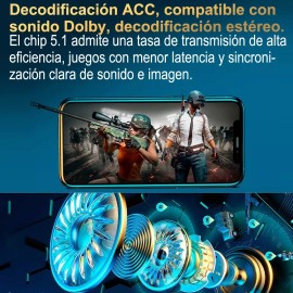 Gomia G9s  Audífonos Inalámbrico Bluetooth Con Led De Respiración