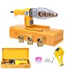 Plastic pipe welding tool，Plastic welder kit Contains welding heads of