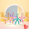 4Pcs Giraffe Tube Toy Telescopic Suction Cup Tube Giraffe Toy
