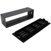 Kair 204mm x 60mm Airbrick with Surround - Black