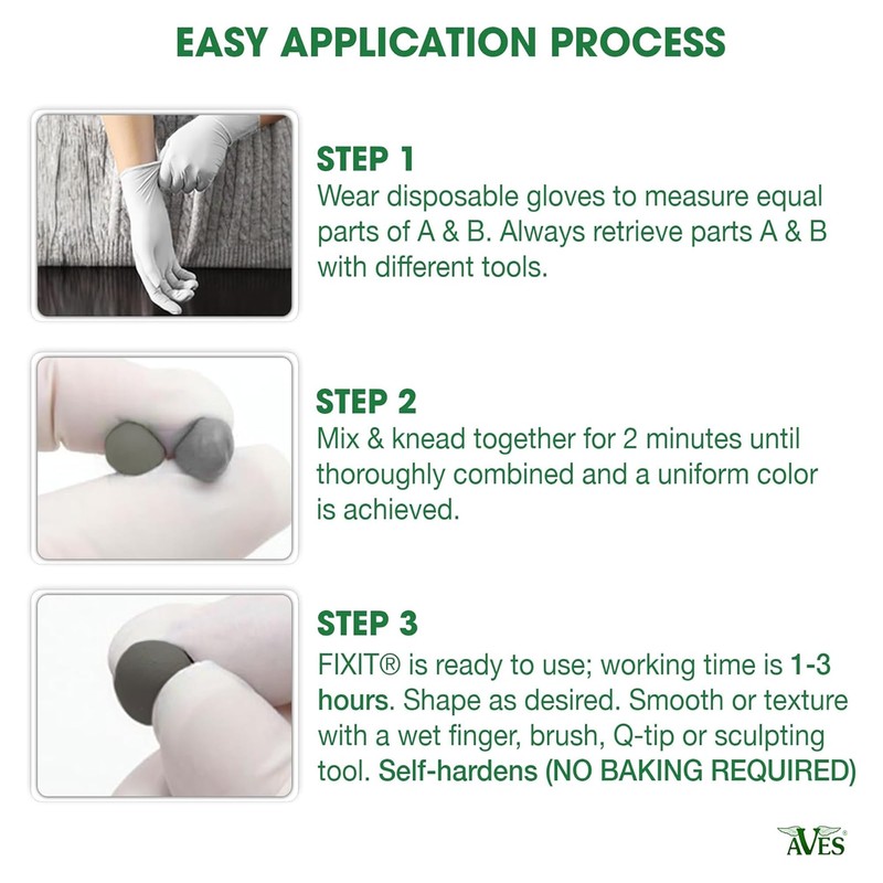 Aves FIXIT Multi-Media Repair Compound - 2 Part Modeling Compound