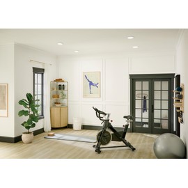 KICHLER Ara 7.01" Modern Minimal Round LED Downlight in White, for Wet Indoor Locations, Supplemental Lighting, Integrated LED, Edge-Lit Technology, 950 Lumens, Dimmable to 10%, 53007WH30