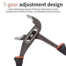Convy Adjustable Groove, Arc, and Slip Joint Pliers, Red, convy-GJ117EU