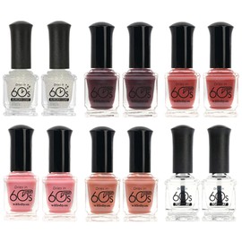 With Shan 60S Nail Mood Syrup Nail Set, 5 types of nails + top coat, 2 sets / 위드샨 60S 네일 무드시럽 네일세트, 네일 5종 + 탑코트, 2세트