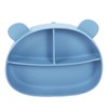 5pcs Baby Feeding Kit Food Grade Silicone Bear Design Plate
