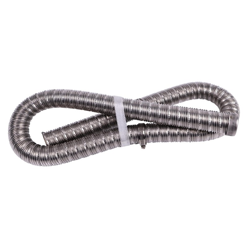 ZTUOAUMA 24mm 1M Length Double 304 Stainless Steel Exhaust Pipe