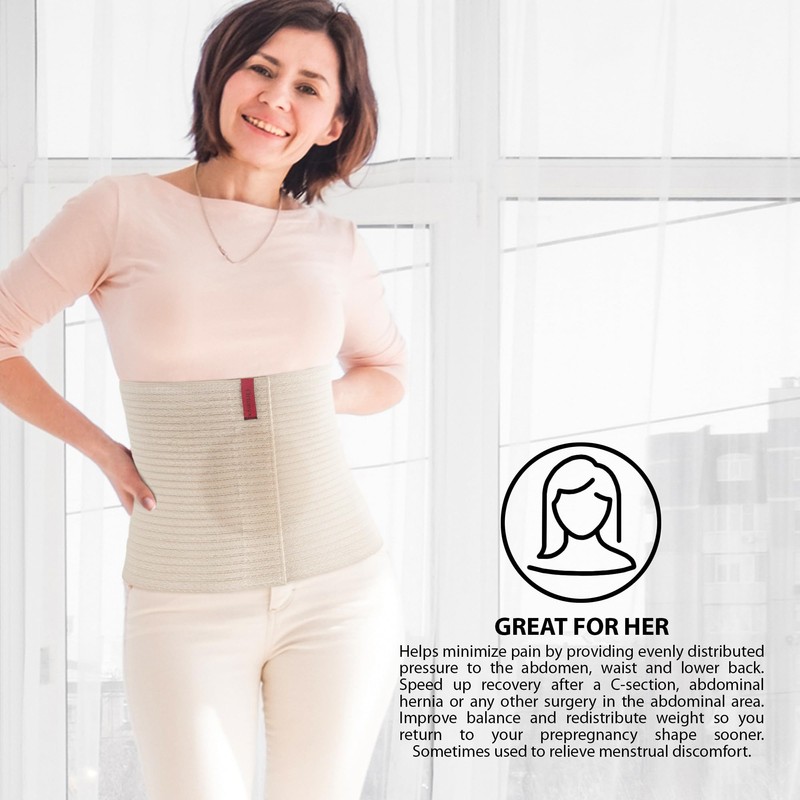 ORTONYX Premium Umbilical Hernia Belt for Men and Women /