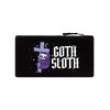 Grindstore Goth Sloth Pencil Case Black 21x11cm