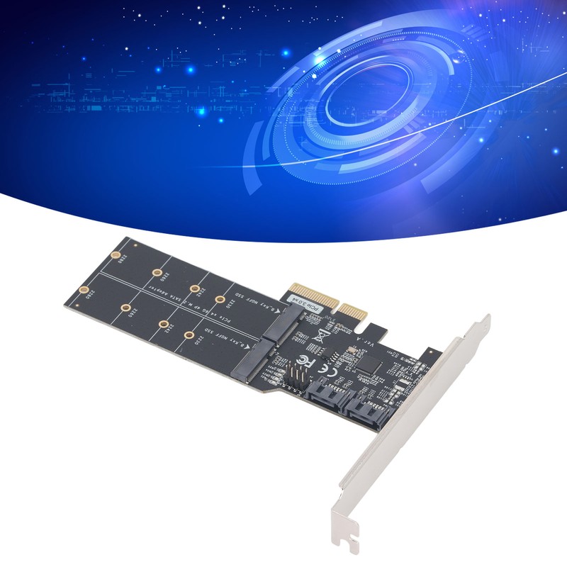 PCIE 3.0 to SATA 3 M.2 Adapter Card High Speed