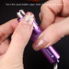 Purple KEENSUN 2-in-1 Cigar Draw Enhancer & 9mmCutter Punch Portable