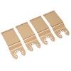 4PCS Oscillating Saw Blade Diamond Cemented Carbide 1.3in Wood Multitool