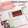 Xaoqin Transparent mesh Pencil case, Large Pencil case, Stationery Bag,