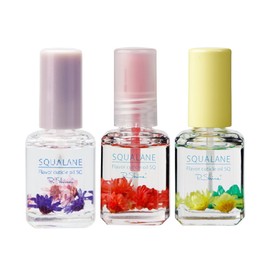 Squalane Flavored Cuticle Oil 3-Pack Dry Cuticle Cuticle Oil Moisturizing Nail Care (Resort, Rose, La France)