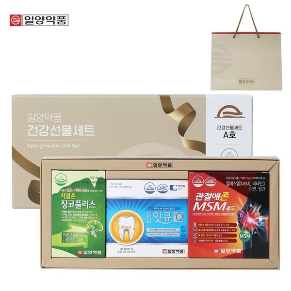 [Grisim] Ilyang Pharmaceutical health functional food gift set - Circle Zone Ginkgo IQ Joint Care MSM / [그리심] 일양약품 건강기능식품 선물세트-서클존 징코잇큐관절애존MSM
