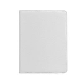 360 Rotation Ollee 10.1 inch Tablet Leather Cover case Stand Wallet 10.1'' (White)