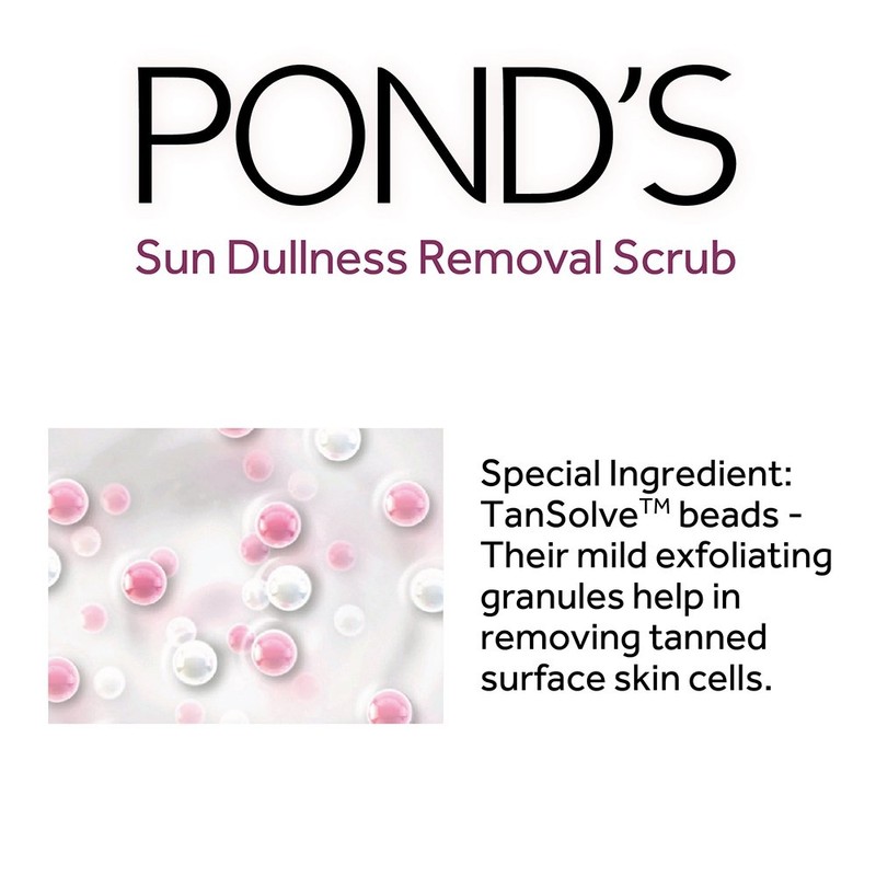 Pond's White Beauty Tan Removal Face Scrub 100g / 폰드의