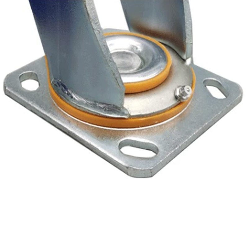 6 Inch Caster Bracket Heavy Duty Strong Load Bearing Rotatable