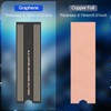 Tangxi 2Pcs M.2 SSD Heatsink, 2280 M.2 NVMe SSD Graphene