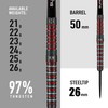 Harrows Wolfram Infinity Steel Tip Tungsten Darts Set 21g, 22g,