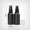 seafulee Pack of 6 Black Coated Glass Spray Bottle, 1