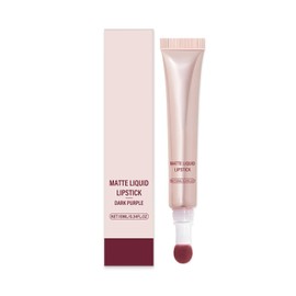 Flüssiges Lipgloss, Lipgloss Matt Wasserfest Langlebiges Wasserdichtes Mattes Lippentönungs, Glitzer Flüssiger Lippenstift Lip Gloss Für Mädchen Damen Geburtstag Geschenk (Lila)