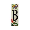 Hand-painted daytime pond-themed custom address ceramic house numbers tiles 15