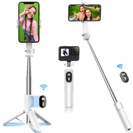 Selfie Stick 【Mini, Stable Model】Smartphone Stand Tripod for Smartphone and Digital Camera Use, jidori stick iPhone & Android Compatible, jidoribou Smartphone Tripod Compact with Remote Control
