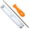 AERZETIX - C47776 - 2/1 File with Sharpening Guide Diameter
