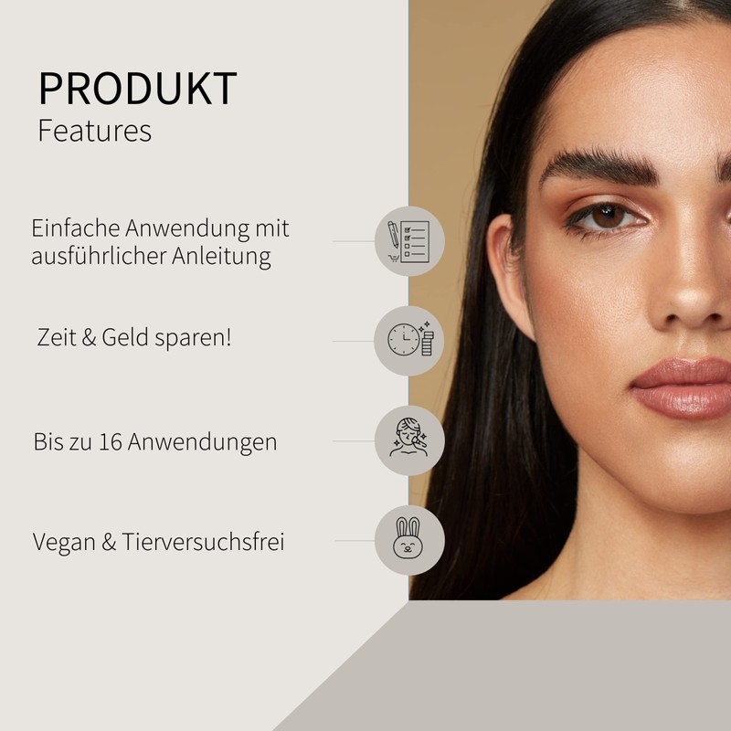 fleeky Brow henna Kit - DIY Eyebrow Colour for Brows