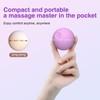 MEXITOP Massage Ball, Heated Vibrating Massage Ball 120℉ Electric Vibration