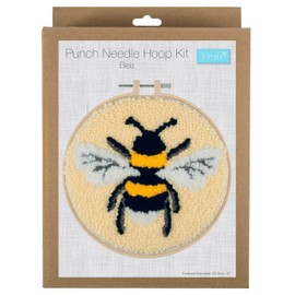 Trimits Punch Needle Hoop Kit, 20.3cm (8in), Bee