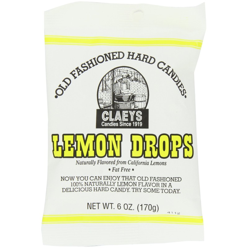 Claey's Candies Lemon Drops - Old Fashioned Hard Candy -