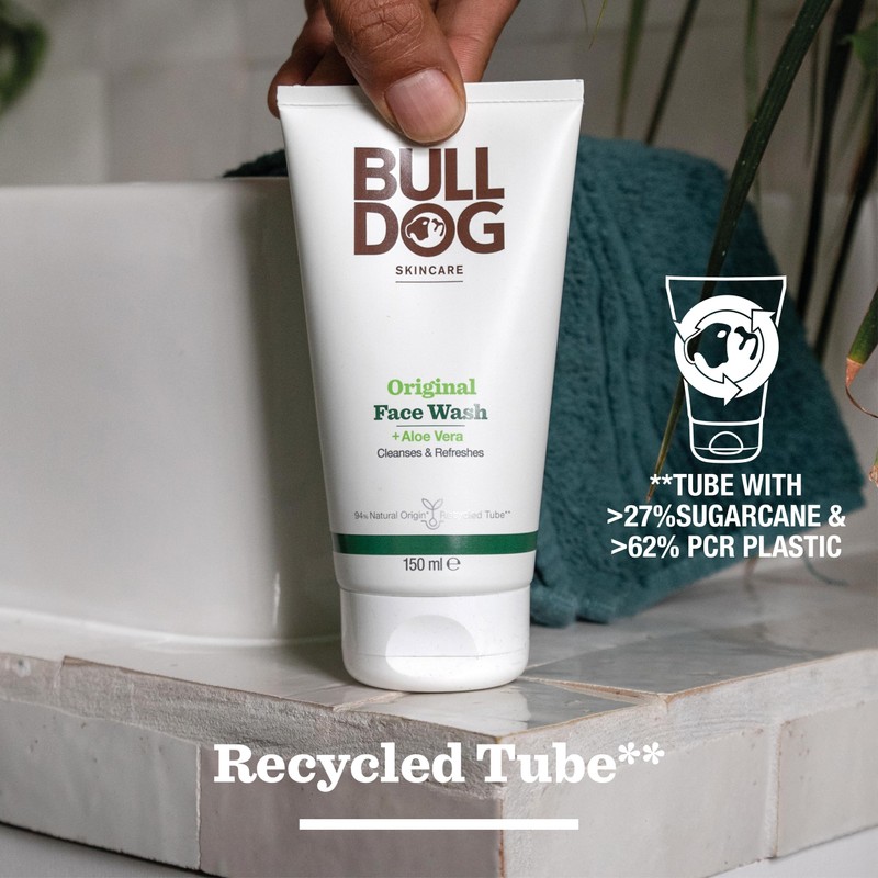 BULL DOG Original Face Wash, 5 Fl Oz