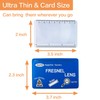 MagDepo 6 Pack Credit Card Size Magnifier Ruler Fire Starter