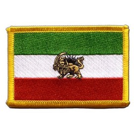 Flaggenfritze Iran Shahzeit Flag Patch + Free Sticker