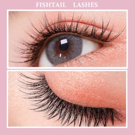 False Eyelashes, Individual Eyelashes, DIY Individual Eyelashes, Natural Look, 8/9/10/11/12 mm, C-Bend