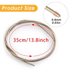 Grevosea Silver Solder, Solder Wire 2 Grams Silver Soldering Wire for Jewelry Solder Jewelry Soldering Kit Solder Medium Density Easy Solder for Jewelry Components Repair and DIY 0.8mm