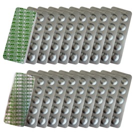 ALPHFA Rapid Test Tablets for Shake Tester - pH Value Phenol Red - DPD1 Free Chlorine - Water Tester Pool Tester - Shelf Life 10 Years (200)