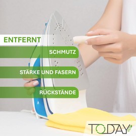 Today - Universal Iron Sole (x2) for Irons - Made in Italy - Removes deposits and protects textiles - Marisa