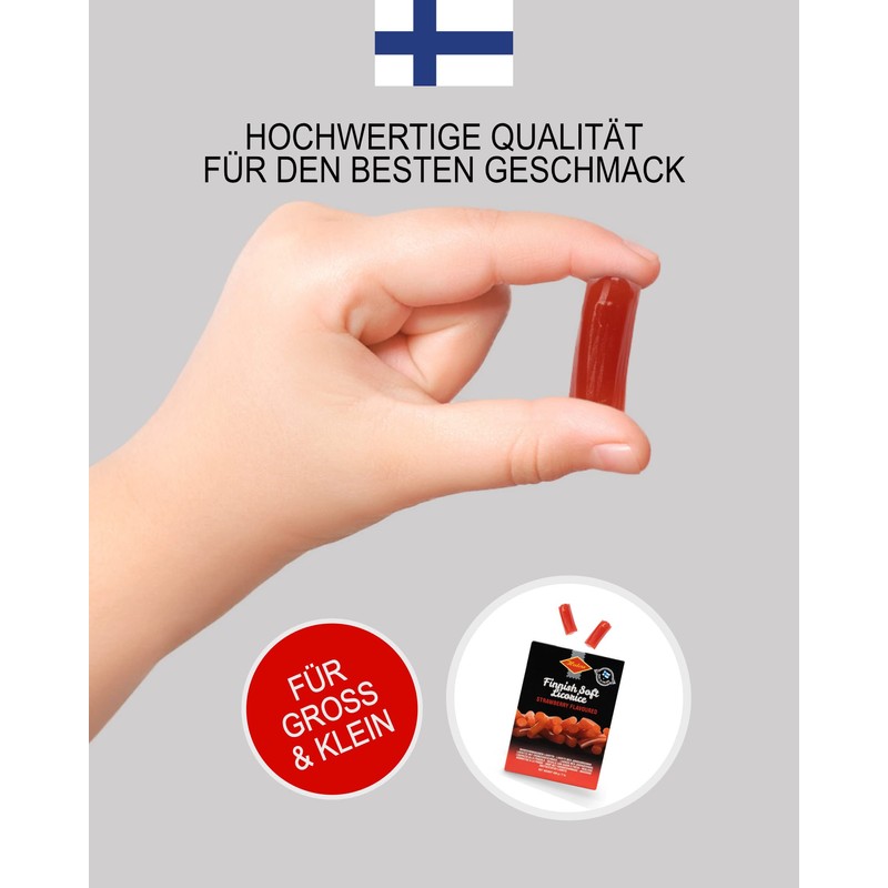 Halva Red Finnish Sweet Strawberry Licorice 200g licorice pieces