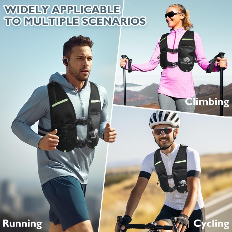Running Vest Women - Lightweight & Breathable Running Vests Mens,