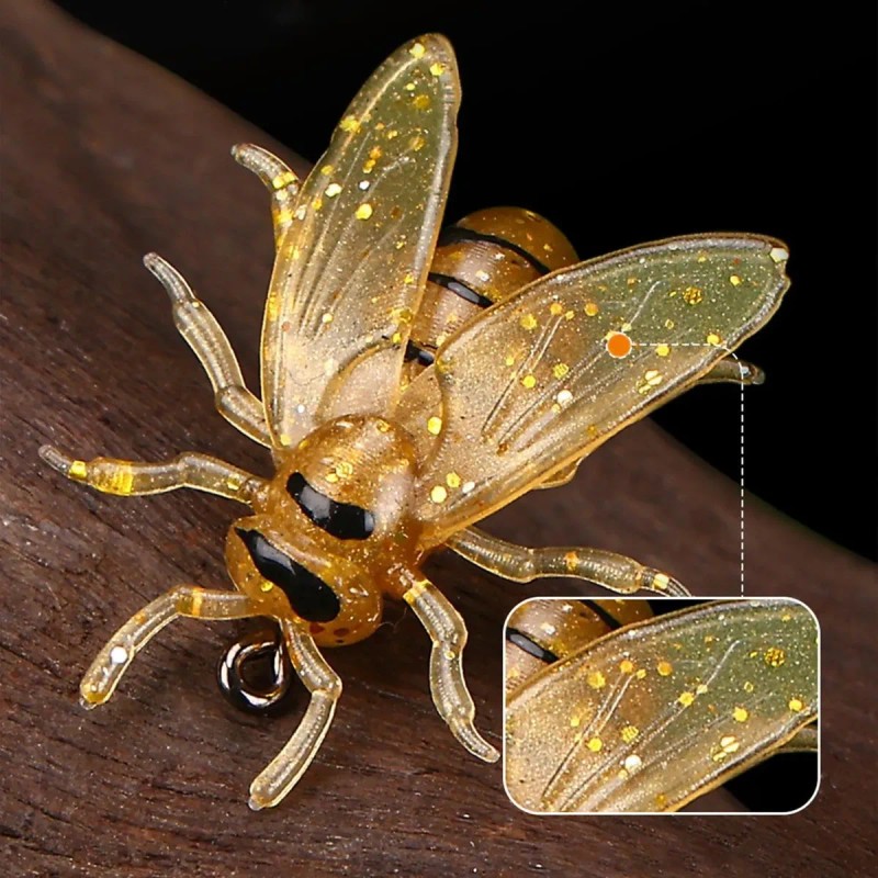 Señuelos De Pesca Con Mosca Para Lubina, Cebo Artificial