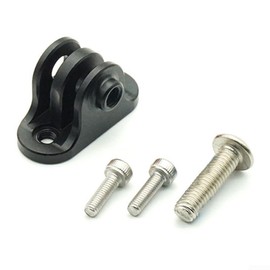Bicycle Out Front Mount For-Gopro Adapter Aluminium For-Garmin Edge (Black)