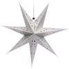 com-four® 3 x luminous star in 3D with LEDs, Christmas
